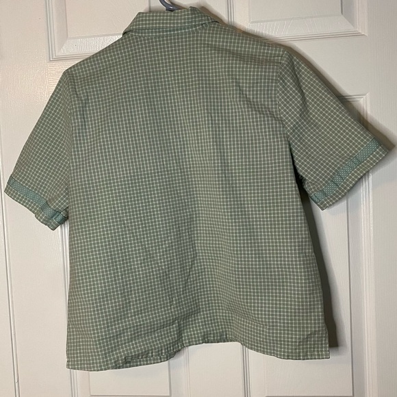 Patchwork button down top - Picture 3 of 4